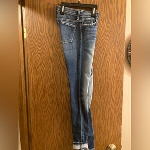 Flying Monkey Two-Tone Blue Skinny Jeans